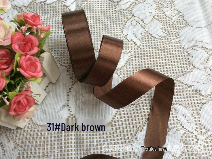 2cm Silk Satin Ribbon for Gift, Cake Decoration, Floral Arrangements, Bows, and Badges.