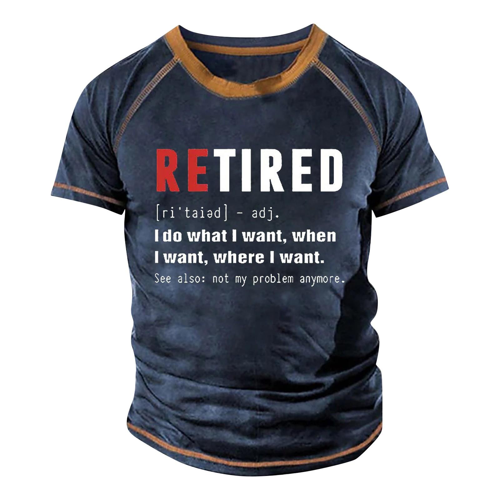 Мужская футболка реглан в стиле ретро с коротким рукавом и круглым вырезом с буквенным — фото 8