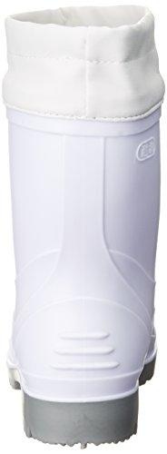 Kita Mega Safety Work Boots, Oil-Resistant PVC Short Length, White, Size M (25cm), KR-7440, JP