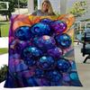 1pc. Colorful Abstract Art Blanket - Perfect for Home, Office, Outdoor Use, Gift Idea, Suitable for All Seasonsz041708