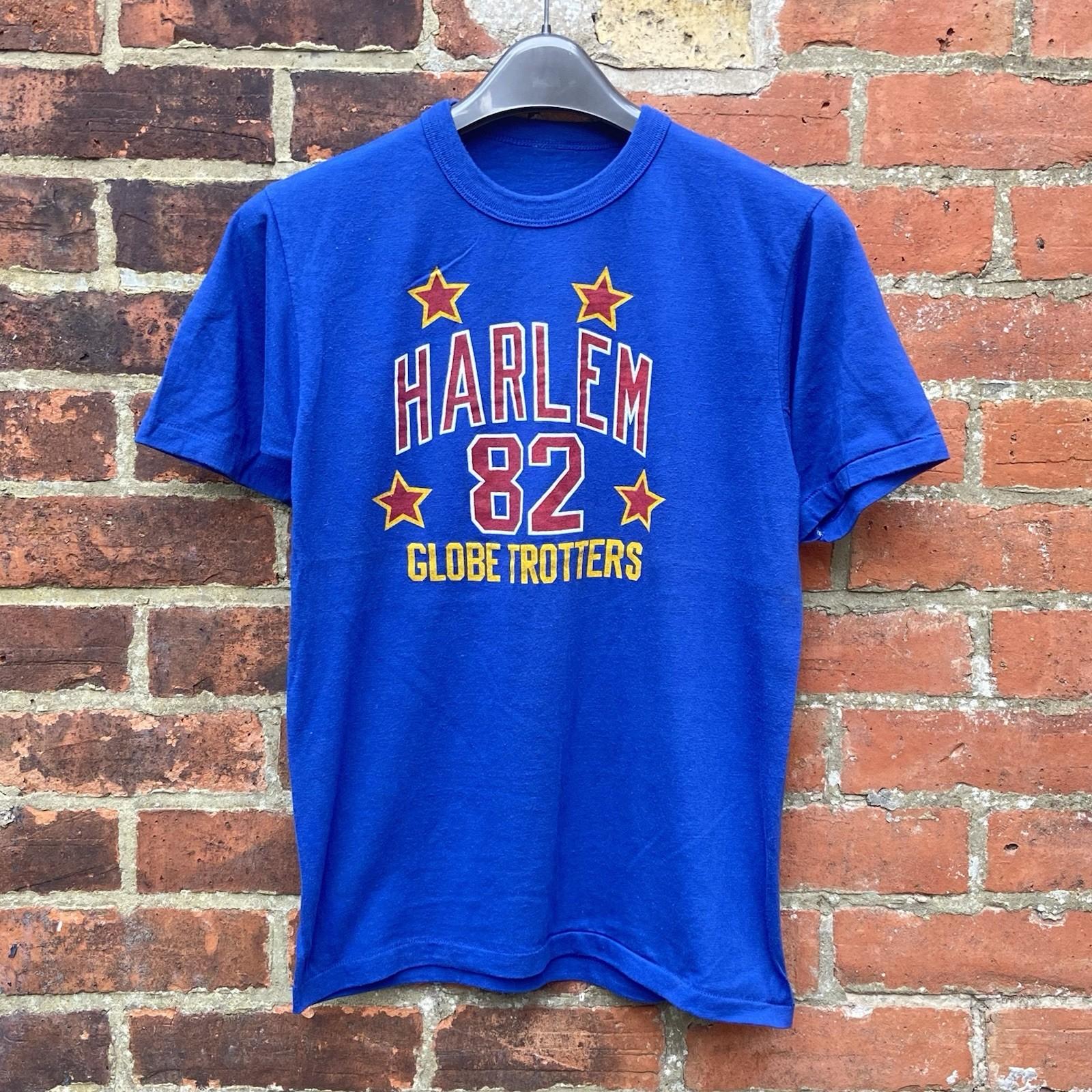 Vintage 80s Harlem Globetrotters T Shirt Small Single Stitch Tour Basketball USA Unisex T-Shirt S