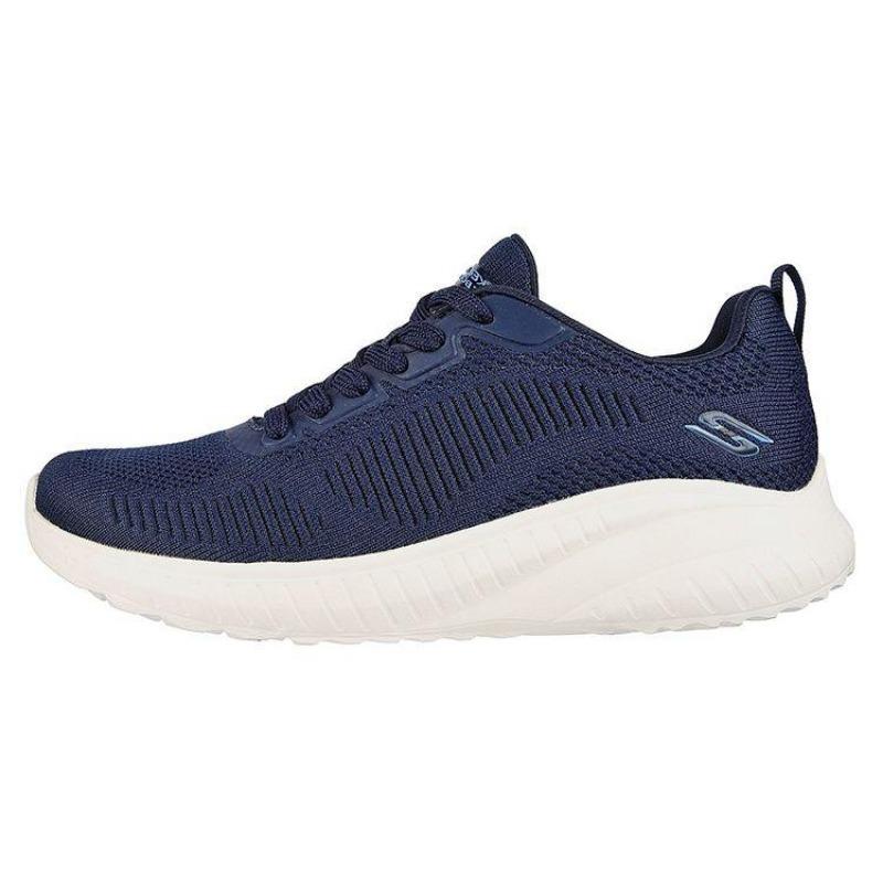 Skechers BOBS Sport Squad Chaos - Face Off Women Sport Casual Shoes Blue 117209-NVY 35