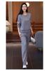 Women's Spring-Autumn 2026 Fashion: Loose Round Neck Hoodie and Casual Running Suit Set