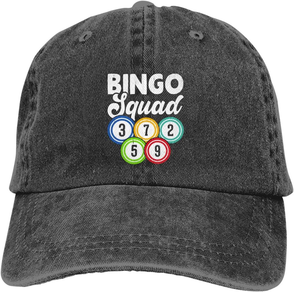 Galna Bingo Människor Basebollkeps Golf Pappahatt Justerbar Original Klassisk Lågprofil Keps Herr Dam