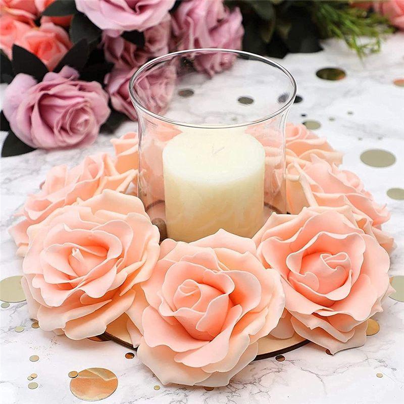 M-Modern-Wood Wreath Frame Crafts DIY Christmas Valentine's Day Easter Holiday Wreath Wall Home Decor