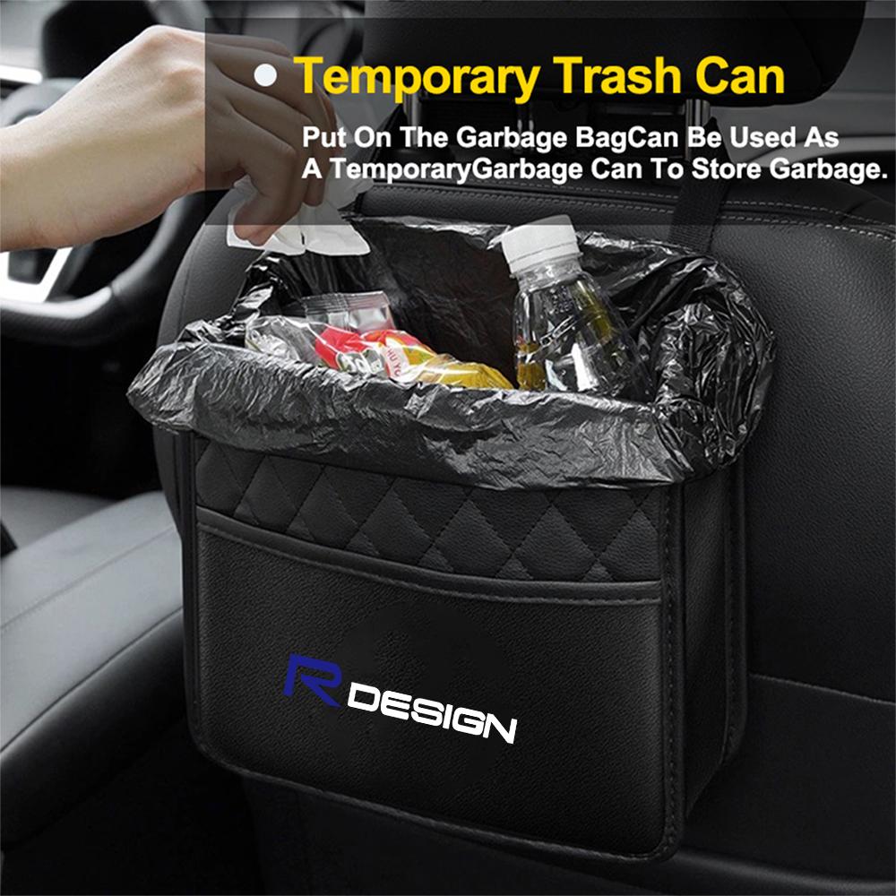 Organizador de Banco Traseiro de Carro Bolsa de Armazenamento Multifuncional para Carro Porta-Lenços Porta-Copo para Volvo Xc60 Xc90 V40 V60 V50 S60 Acessórios para Carro