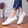Fashion Genuine Leather Flats Loafers for Women's Female Ladies Comfortable Slip-On Shoes Classic Style Colorful Soft Sole Anti-Slip Wea