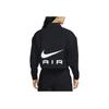 Nike Solid Color Square Neck Long Sleeve Jacket Women Jackets Black FB8078-010