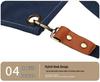 Waterproof Oil-Resistant Canvas Apron for Kitchen and Coffee Shop - Durable, Dirt-Resistant, Plain Color, Custom Logo Available