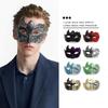 Elegant Half Face Mask for Costume Balls Practical Plastic Comfortable Face Covering Adjustable Strap for Long Wear