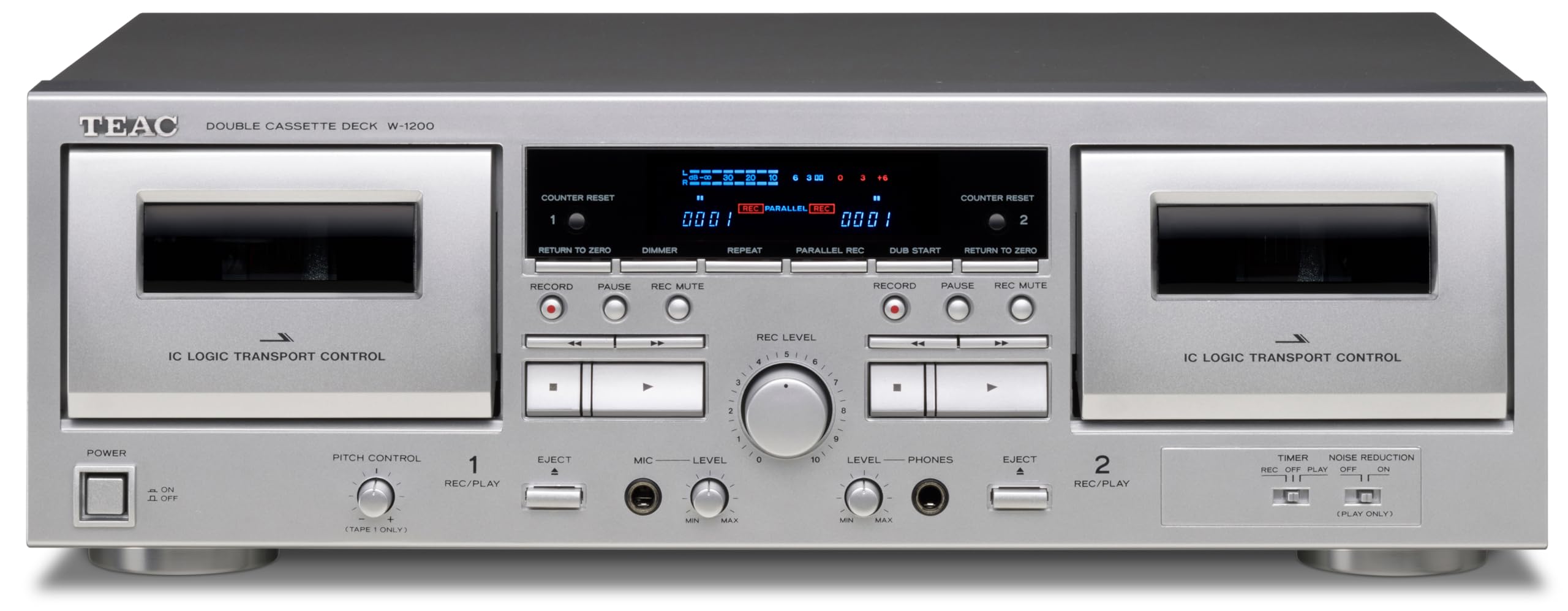 

Подвійна касетна дека TEAC W-1200(S)