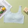 Youth Ice Silk Underwear Set: Strapless Bra & Panties for Girls 8-16