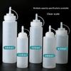 240/360/450/500/680ml Squeeze Condiment Bottles with On Cap Lids Ketchup Mustard Sauces Olive Oil Bottles Kitchen Accessories