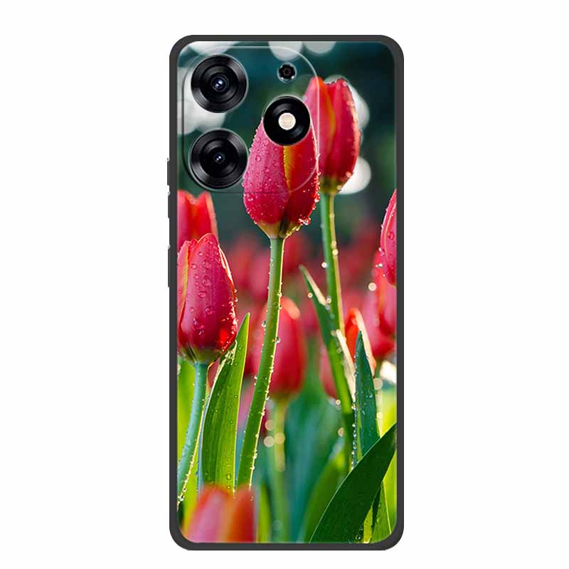 Phone Case For Blackview Shark 9 Case Black Silicone Soft Coque Funda For Blackview Shark 9 Back Cover Case Shark9 6.67" Shell