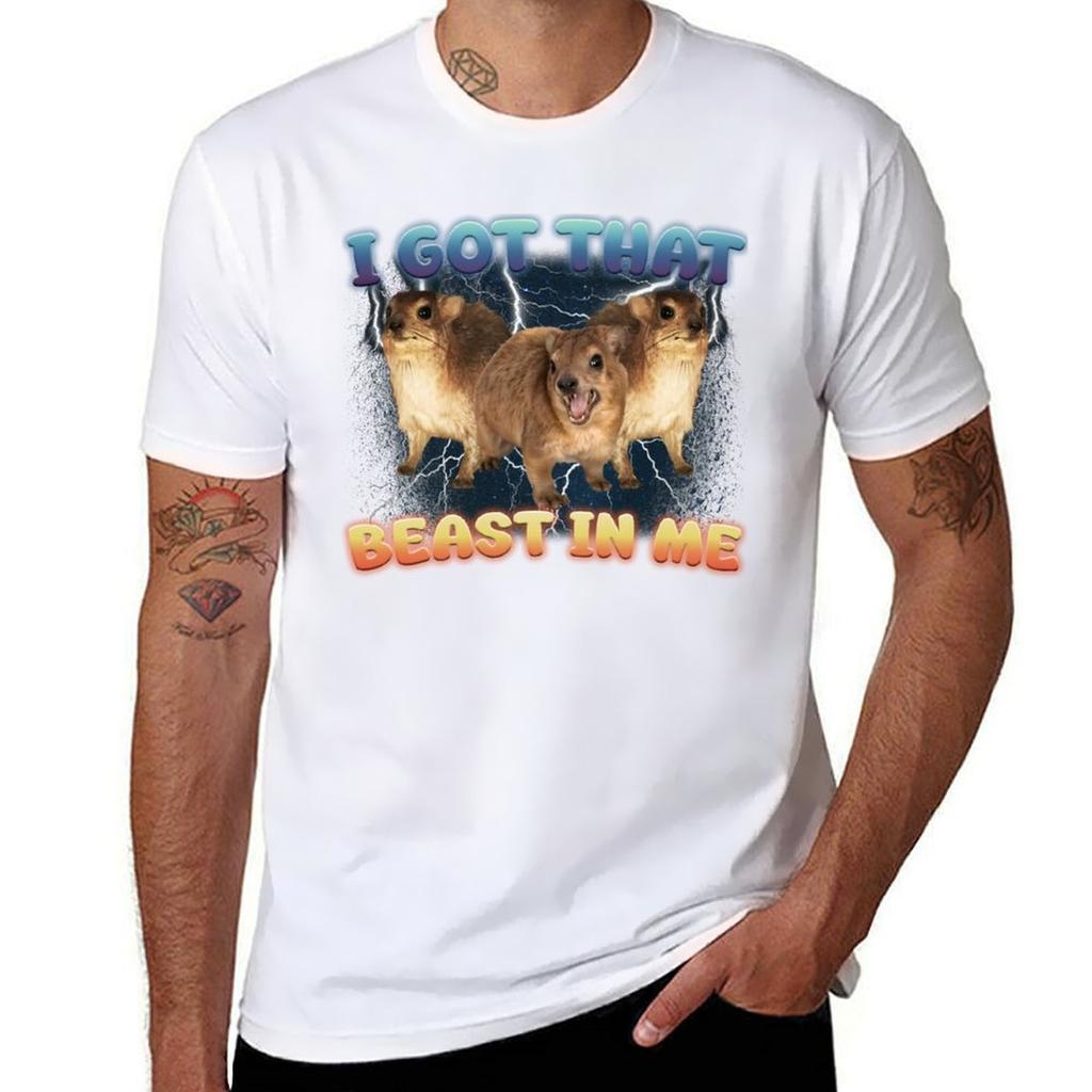 Funny Rock Hyrax Dank Meme Silly Joke T-Shirt Man T Shirt Luxury T Shirt Personalised T-Shirt