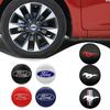 4 Bucăți 56/60/65MM Capac Central Butuc Roată Auto Sticker Pentru Ford Mustang Kuga Fiesta Mondeo Ecosport Emblema Logo Decal Auto Accesorii