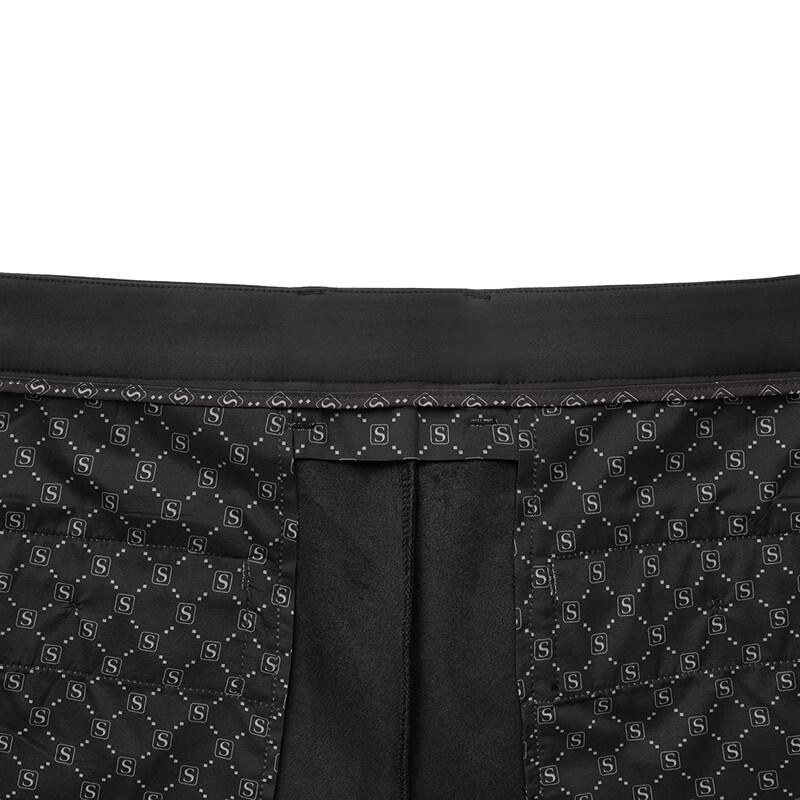 Septwolves Men's Fleece-Lined Straight-Leg Business Casual Pants