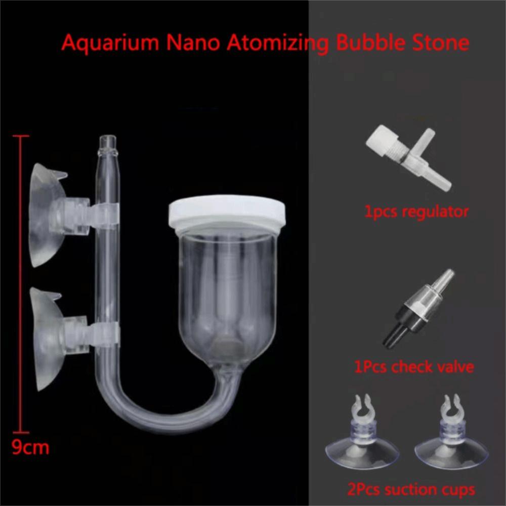 Efficient Oxygenating Transparent CO2 Diffuser Purifier Aquarium Atomizer  Aquarium Use