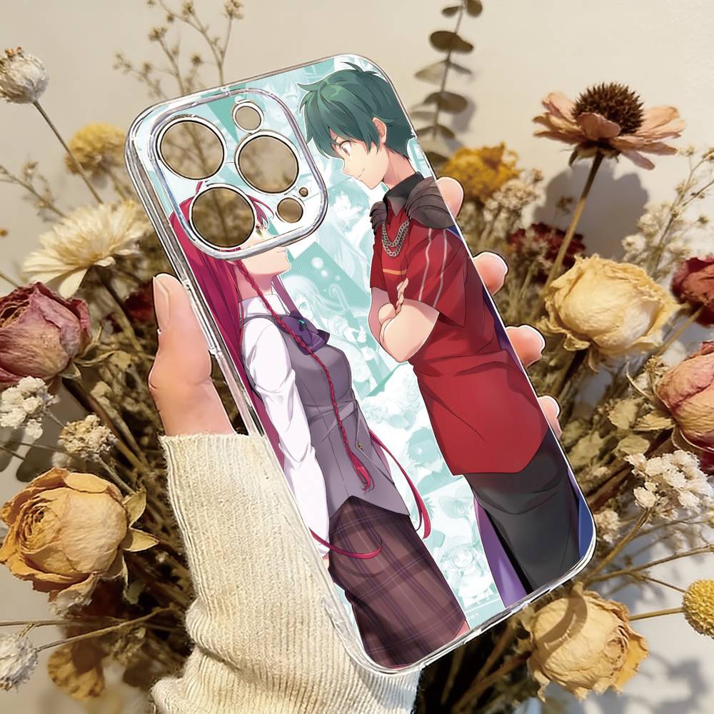 

The Devil is a Part-Timer_ Phone Case Transparent Silicone Soft For iPhone 17 16 15 14 13 12 11 Mini Pro Max Plus iPhone15