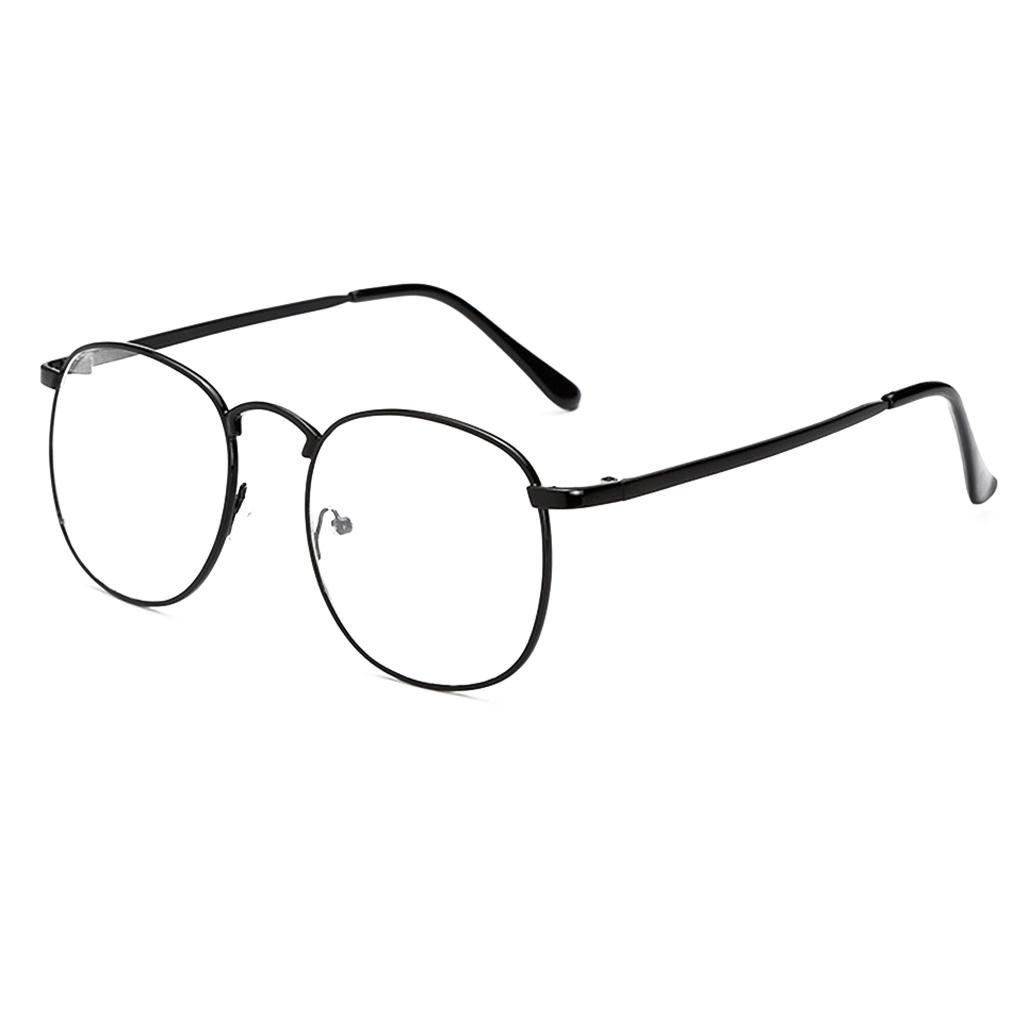 Fashion Men Women Eyeglass Frame Vintage Spectacles Clear Metal