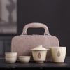 Ge Kiln Ceramic Kung Fu Tea Set Gift Box Packaging Can Be Printed Anniversary Company Activities Festival 1S Store Business Gifts