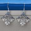 925 Sterling Silver Exquisite Hollow Snowflake Earrings for Women Fashion Charming Wedding Jewelry Accessories
