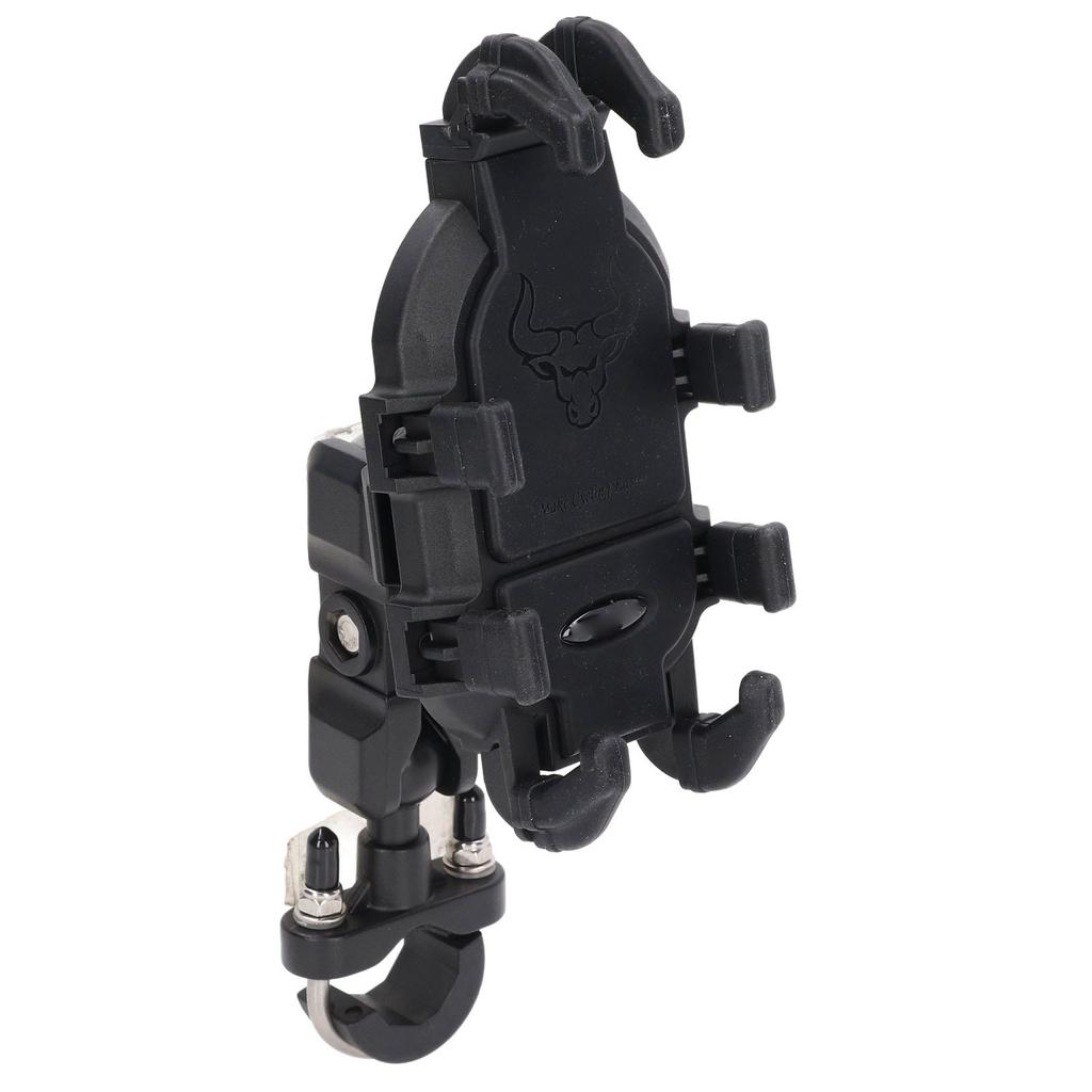 Bike Mobile Phone Holder U Shape Aluminum Alloy Shock Absorption Cycling Accessory for Electric Bike Motorbike Handlebar