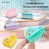 Children's Toy Electronic Piano Keychain: Creative Handheld Game Simulation Keyboard Pendant