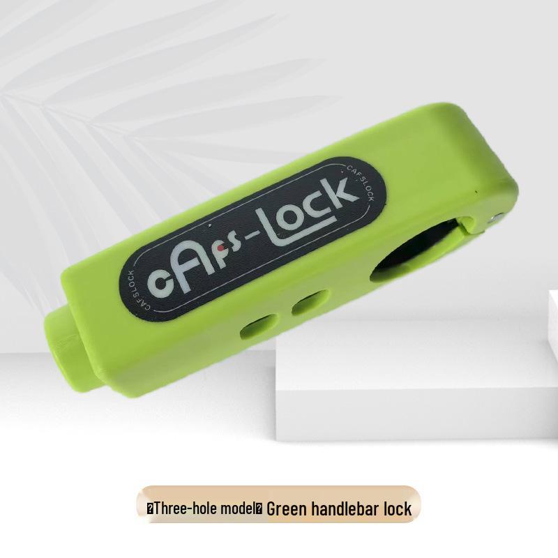 Anti-Theft Motorcycle Brake & Throttle Lock with Alarm