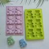 Multi Style Bear Silicone Baking Mold Animal Cake Candy Jelly Chocolate Making Set Bunny Soap Candle Mould Ice Tray Gifts