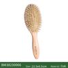 BOOMSLIFE  Soft Boar Bristle Hair Brush Oak Wood Comb for Hair Women Scalp Massage Detangle Hairbrush Barber Accessories