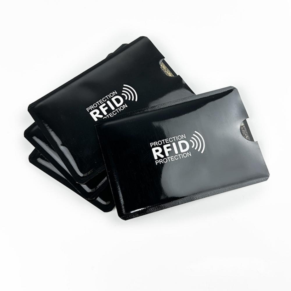 10Pcs Ultrathin Anti Rfid Wallet Blocking Reader Lock Bank Card Holder Anti Theft Credit Card Case Protection New Rfid Card
