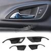 For Chevrolet Trax 2024 Carbon Fiber ABS Inner Door Handle Bowl Panel Cover Trim