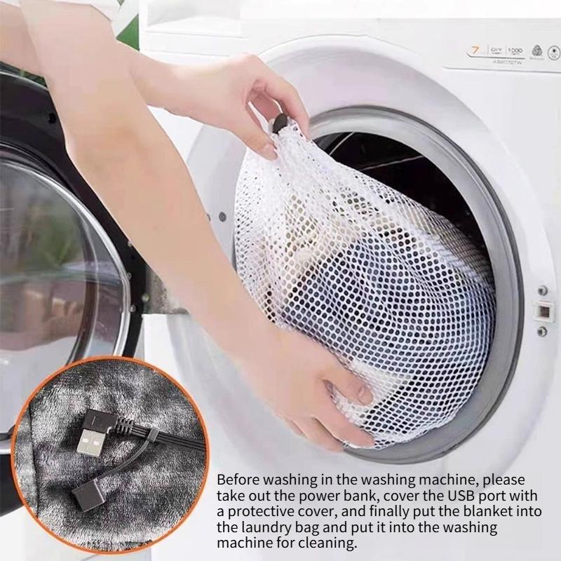 150x80cm Can Wear USB Electric Blanket Warm Shawl Knee Pad Air Conditioning Blanket Outdoor Travel Hotel Office Home Warm Afternoon Nap Small Quilt