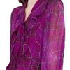 2026 Trendy Plus Size Lace-Up Floral Shirt - Korean Style Spring Fashion