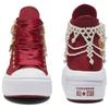 Converse All Star Move Mote Komfortabel Slitesterk Høytopp Livsstil Fritidssko Dame sneaker Rød A12771C