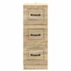 Drawer Cabinet Sonoma Oak 33 x 34.5 x 87 cm Particleboard