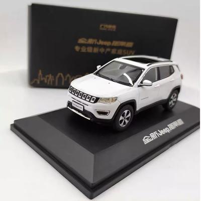 1:43 Jeeps Compass SUV Alloy Car Model Diecast Metal Off-road Vehicles Car Model Miniature Scale Simulation Collection Kids Gift