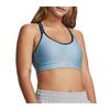 Under Armour Color Block Logo Sports Bra Women sports bras Blue 1363353-490