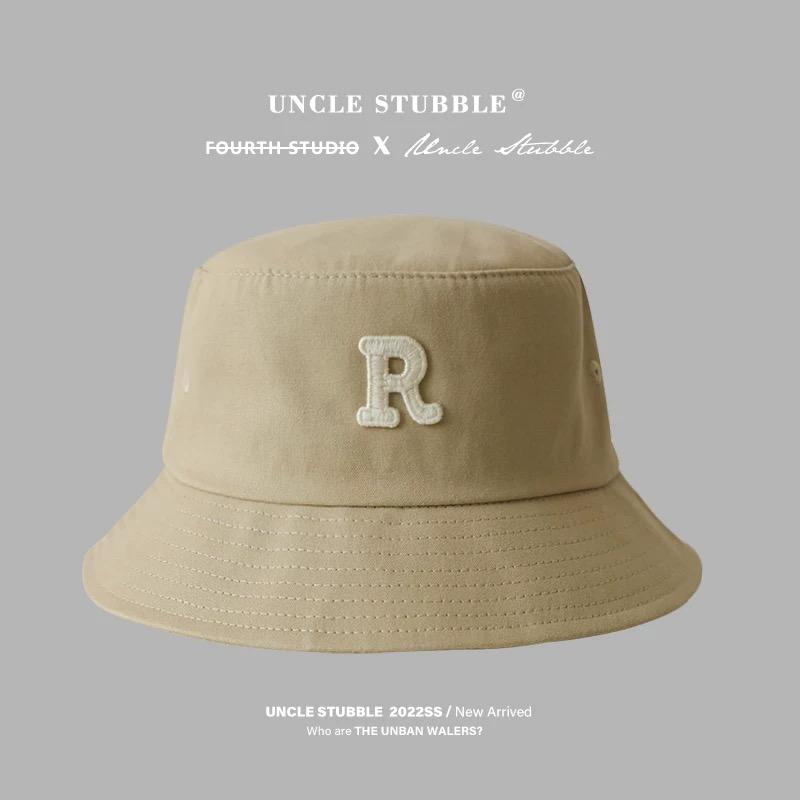 Men Big Head 63Cm Bucket Hats For Women Large Size Bob Four Seasons Cotton Fisherman Hat Letter Outdoors  Sun Hat  Xl