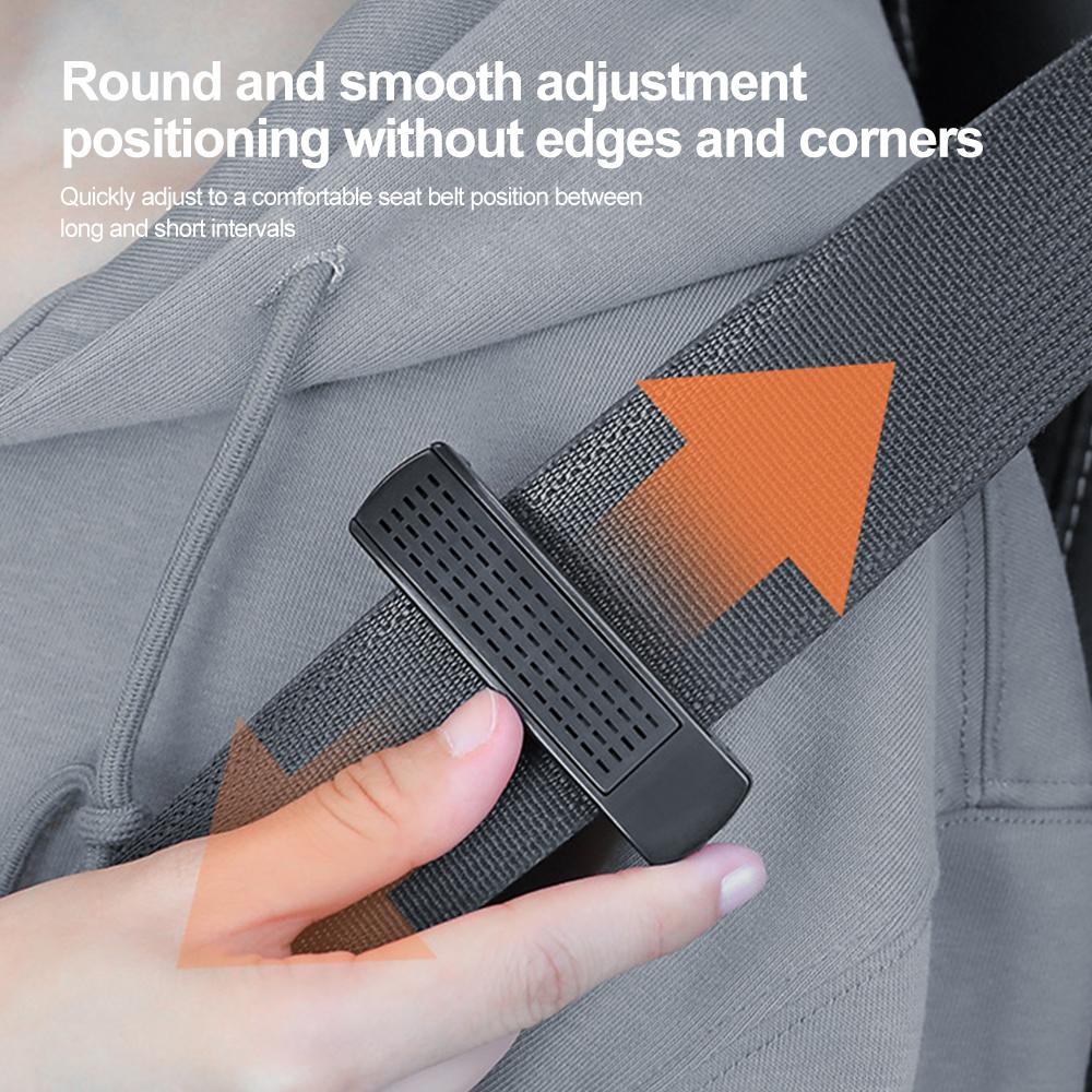 2pcs Car Safety Seat Belt Buckle Clip Adjustable Seat belt Stopper Clip with fragrance stick Car Strap Clips Car Accessories