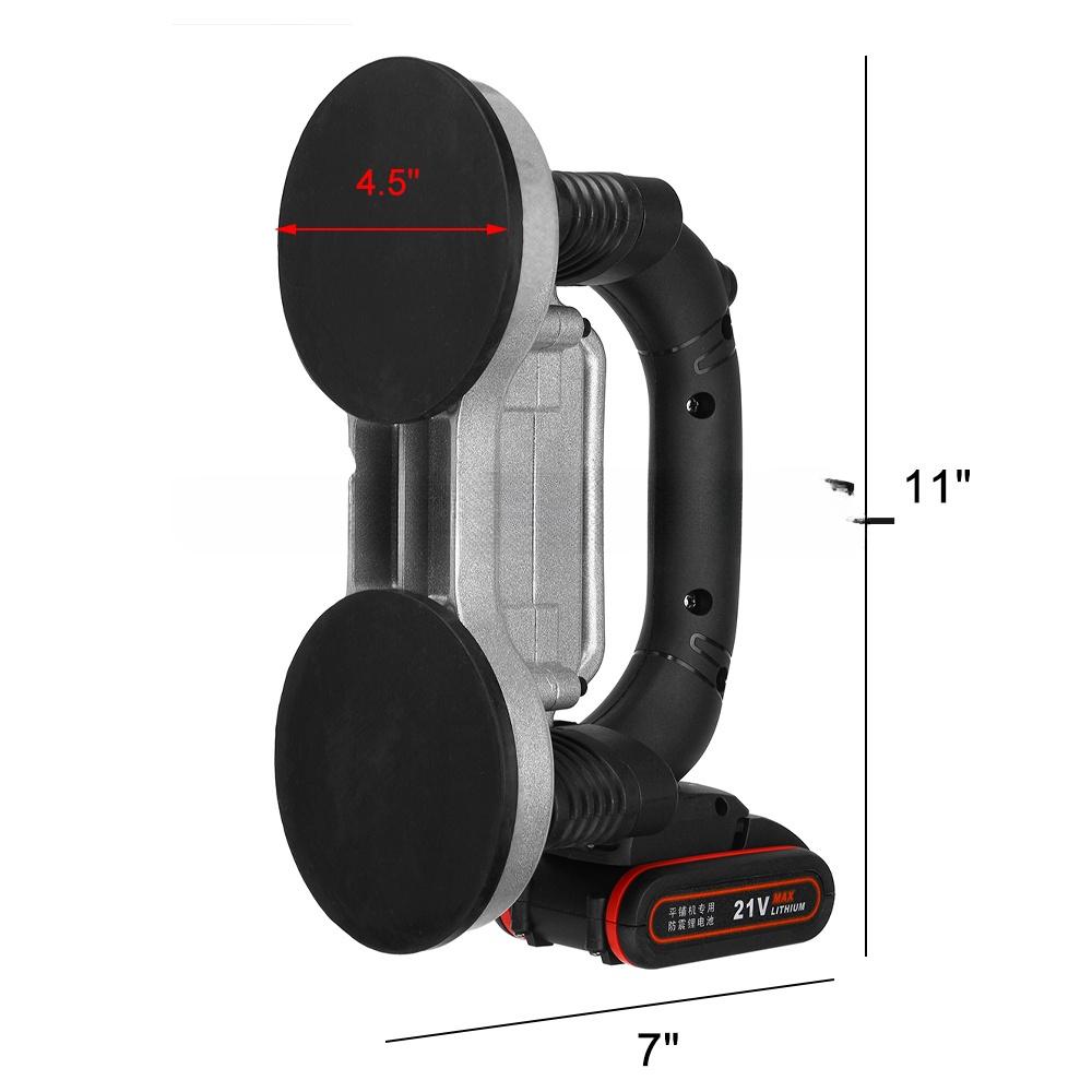 21 V Tiling Tiles Machine 60-120mm Tiles Vibrator Suction Cup Adjustable Protable Automatic Floor Vibrator Leveling Tool