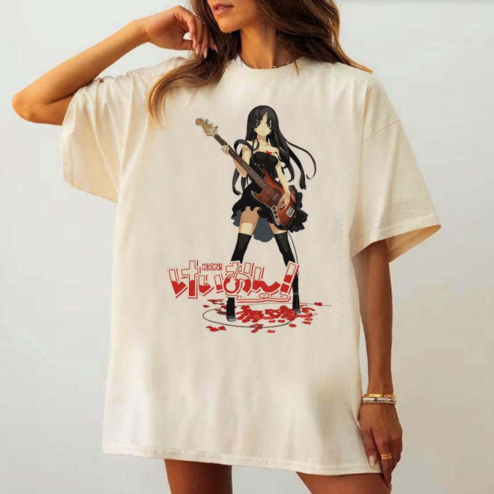 Kon top tees female graphic 2000s hip hop Retro Breathable tshirt Y2k hip hop kawaii Digital Breathable Punk S