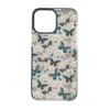North American station isn't full of wind, butterfly flower mobile phone case iPhone15 anti-drop transparent mobile phone case Apple 17Pro