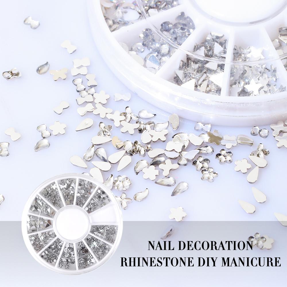 

1 коробка, нерегулярные блестящие фольги для ногтей, блестки для ногтей, блестящие хлопья, декор для ногтей, аксессуары для маникюра «сделай сам»