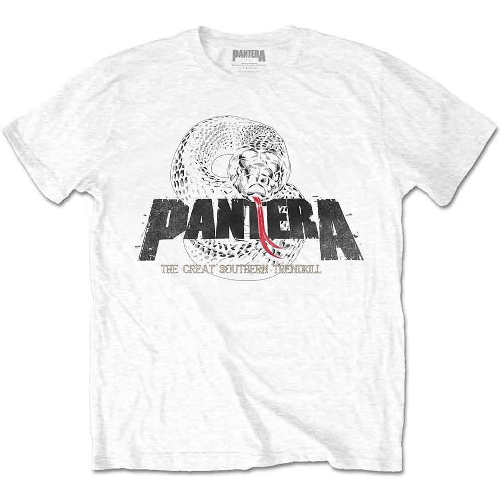 Pantera Snake Logo T-Shirt White New Unisex T-Shirt S