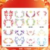 Ancient Style Children's Hanfu Makeup Stickers: Eye & Forehead Accents