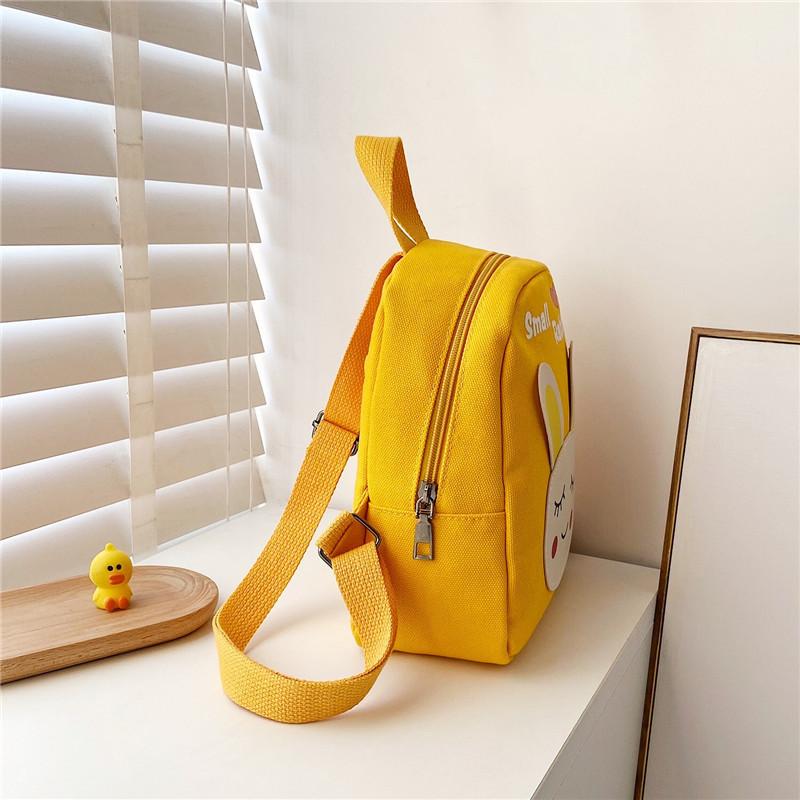 Cartoon Bunny Kids Backpack With Shockproof Canvas For Preschool Girls And Boys