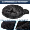 1 Pair PU Motorcycle Handlebar Hand Muffs Waterproof Winter Thickened Warm Handlebar Gloves Riding Gloves for Scooter Motorbike