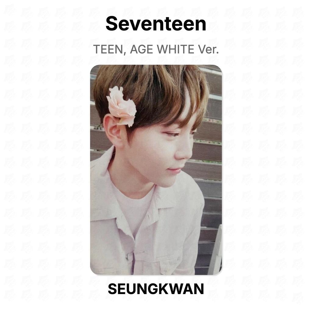 Seventeen TEEN, AGE WHITE Ver. Official Photocard